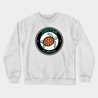 Jupiter, Florida Turtle Crewneck Sweatshirt